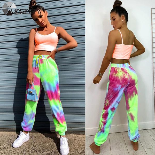 womens sports pants tie-dye sweatpants fashion casual hip hop drawstring loose trousers joggers party workout streetwear, Black;white
womens sports pants tie-dye sweatpants fashion casual hip hop drawstring loose trousers joggers party workout streetwear, Black;white