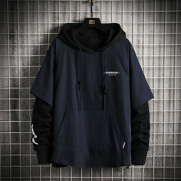 autumn men hoodies patchwork streetwear casual sweatshirts graphic printed 7xl plus size kg-319, Black
autumn men hoodies patchwork streetwear casual sweatshirts graphic printed 7xl plus size kg-319, Black