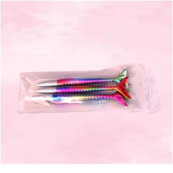 3pcs nail art line painting liner stripe shape drawing manicure pen mermaid rainbow fish tail brush sculpture dott qylbgp, Silver
3pcs nail art line painting liner stripe shape drawing manicure pen mermaid rainbow fish tail brush sculpture dott qylbgp, Silver