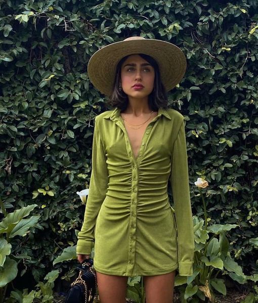 stacked slim womens shirt dresses single breasted solid color women designer dress casual lapel neck clothing, Black;gray
stacked slim womens shirt dresses single breasted solid color women designer dress casual lapel neck clothing, Black;gray