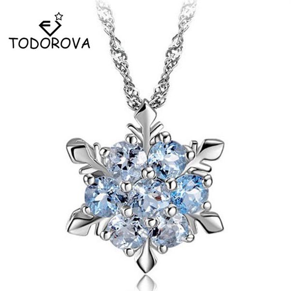 Todorova Luxury Snowflake CZ Stone Necklaces & Pendants Fashion Chain Cubic Zirconia Necklaces for Women Gift choker collar, Silver
Todorova Luxury Snowflake CZ Stone Necklaces & Pendants Fashion Chain Cubic Zirconia Necklaces for Women Gift choker collar, Silver