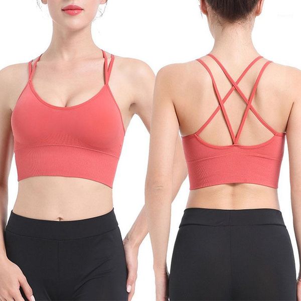 gym clothing women's solid color cross straps beautiful black breathable tube sport yoga bras fitness accessories bralette plus si, White;black
gym clothing women's solid color cross straps beautiful black breathable tube sport yoga bras fitness accessories bralette plus si, White;black