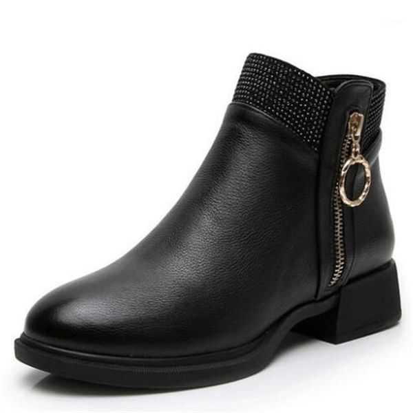 boots plus size genuine leather women autumn fashion thick heel non-slip velvet winter shoes woman1, Black
boots plus size genuine leather women autumn fashion thick heel non-slip velvet winter shoes woman1, Black