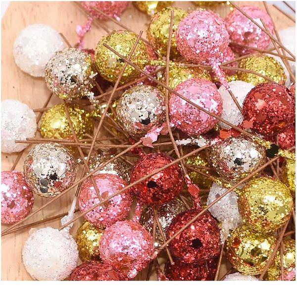 50pcs glitter fruit stamens cherry artificial flower small red berries beads for wedding diy flower wreath gift box de jllaok
50pcs glitter fruit stamens cherry artificial flower small red berries beads for wedding diy flower wreath gift box de jllaok