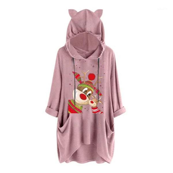 women christmas hoodies autumn winter long sweatshirts deer print fashion female pullovers hoodie causal plus size #t2g1, Black
women christmas hoodies autumn winter long sweatshirts deer print fashion female pullovers hoodie causal plus size #t2g1, Black