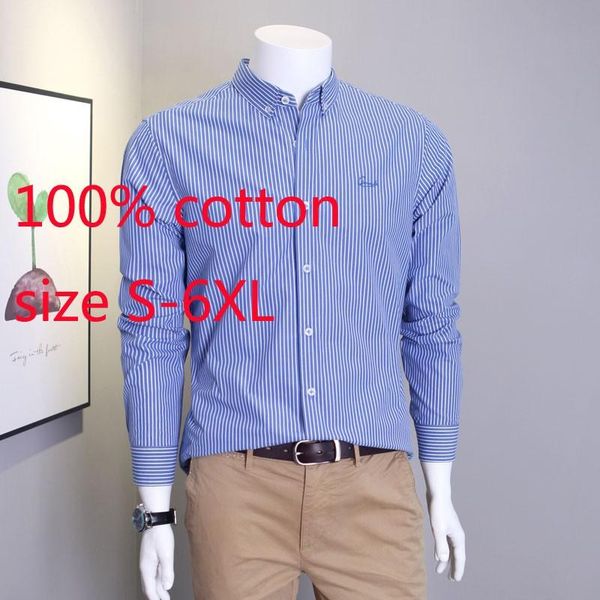 men's casual shirts arrival fashion spring 100% pure cotton stripe men long sleeve large plus size s l xl 2xl 3xl 4xl 5xl 6xl, White;black
men's casual shirts arrival fashion spring 100% pure cotton stripe men long sleeve large plus size s l xl 2xl 3xl 4xl 5xl 6xl, White;black