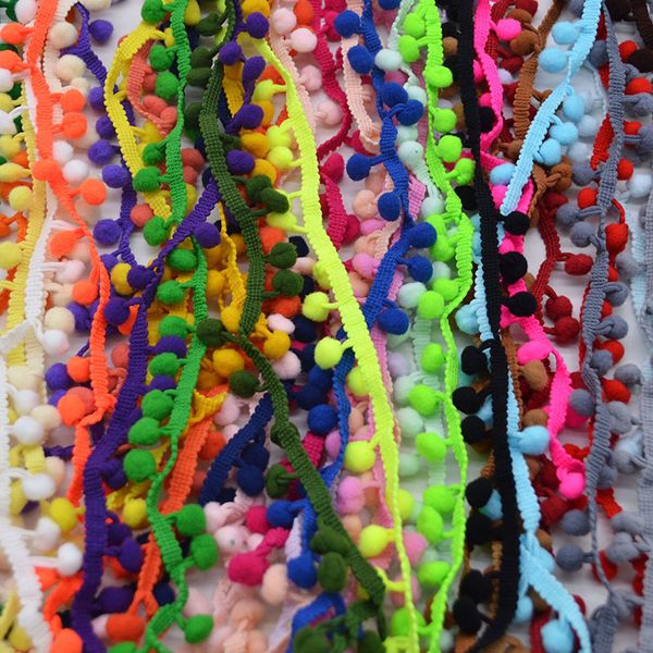 20yards pom trim ball 10mm mini pearl pompom fringe ribbon sewing lace knitted fabric handmade craft accessories
20yards pom trim ball 10mm mini pearl pompom fringe ribbon sewing lace knitted fabric handmade craft accessories