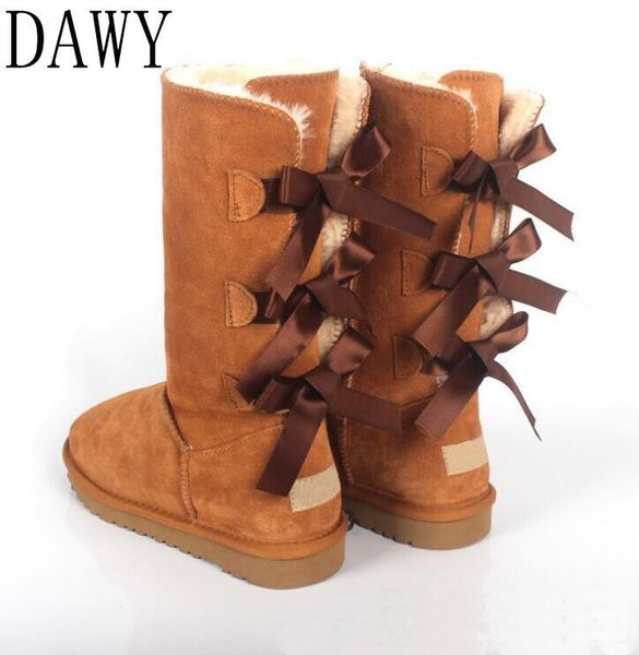 australian style women snow boots waterproof genuine cowhide leather winter boots warm wool women knee-high bow, Black
australian style women snow boots waterproof genuine cowhide leather winter boots warm wool women knee-high bow, Black