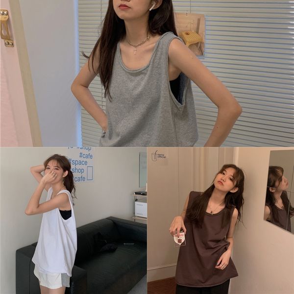 hwlrp solid vest thin vestvest women summer new korean loose t-shirt sleeveless sports t-shirt for studentscasual wear mfrwy, White
hwlrp solid vest thin vestvest women summer new korean loose t-shirt sleeveless sports t-shirt for studentscasual wear mfrwy, White