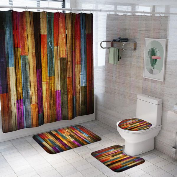 color wood stripes pattern shower curtain polyester waterproof bathroom curtains rug sets toilet cover mat set
color wood stripes pattern shower curtain polyester waterproof bathroom curtains rug sets toilet cover mat set