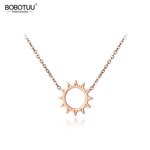 bobotuu классический нержавеющей стали цепи ожерелье ювелирные изделия полые вс цветок кулон neckalces люкс свадебные украшения bn18030, Golden;silver 
bobotuu классический нержавеющей стали цепи ожерелье ювелирные изделия полые вс цветок кулон neckalces люкс свадебные украшения bn18030, Golden;silver