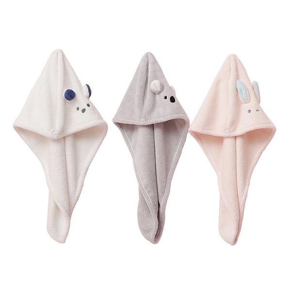 cute woman absorbent bathing cap towel headscarf koala bear ear hat wrap hair hats quick drying 24*64cm jf70
cute woman absorbent bathing cap towel headscarf koala bear ear hat wrap hair hats quick drying 24*64cm jf70