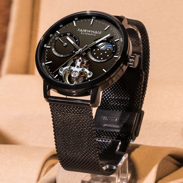 fully mark huafei watch, swiss new automatic mechanical men's watch, Slivery;brown
fully mark huafei watch, swiss new automatic mechanical men's watch, Slivery;brown