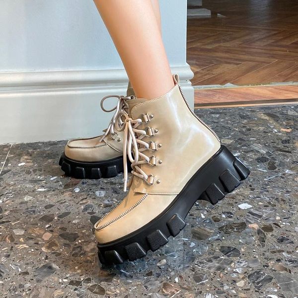 women winter new fashion short boots thick soled front lace up boots design casual zipper apricot black big size 34-42
women winter new fashion short boots thick soled front lace up boots design casual zipper apricot black big size 34-42