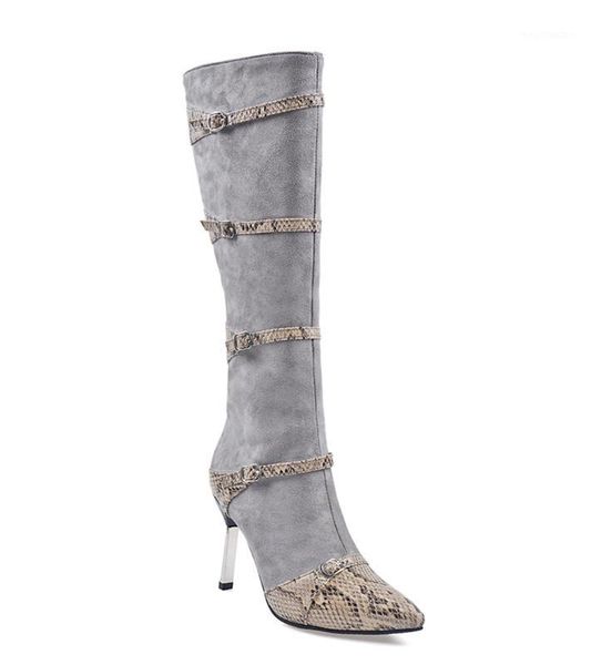 aimaylen unique design knees high heel boots women pu leather suede boots women1, Black
aimaylen unique design knees high heel boots women pu leather suede boots women1, Black