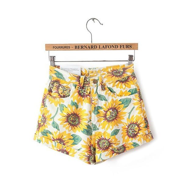 2021 new print ertical sunflower stripe elastic belt auto empate front gray womens high summer shorts straight bermuda 9434, White;black
2021 new print ertical sunflower stripe elastic belt auto empate front gray womens high summer shorts straight bermuda 9434, White;black