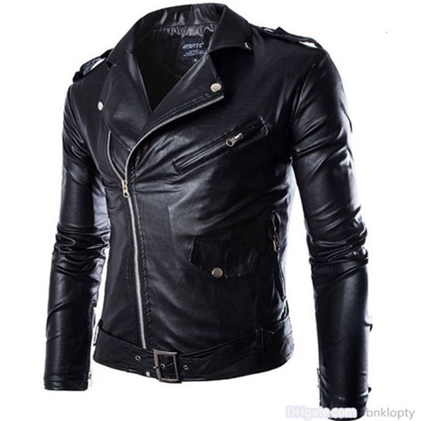 autumn men fashion motorcycle leather jacket slim fit coats male casual zipper black jackets size m-4xl, Black;brown
autumn men fashion motorcycle leather jacket slim fit coats male casual zipper black jackets size m-4xl, Black;brown