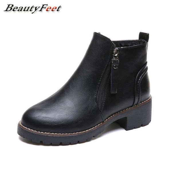 boots warm plush ankle for women shoes woman solid leather autumn winter zip square mid heels platform plus size, Black
boots warm plush ankle for women shoes woman solid leather autumn winter zip square mid heels platform plus size, Black
