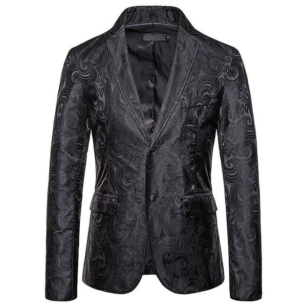 men's suits & blazers casual fashion slim fit paisley pattern suit jacket business party stage costume singer host ball nicht club, White;black
men's suits & blazers casual fashion slim fit paisley pattern suit jacket business party stage costume singer host ball nicht club, White;black