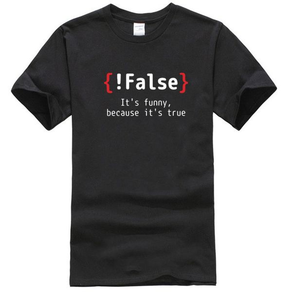 programming t shirt funny false because its true simple short sleeve joking t shirt drop ship eu size sport hooded sweatshirt hoodie
programming t shirt funny false because its true simple short sleeve joking t shirt drop ship eu size sport hooded sweatshirt hoodie