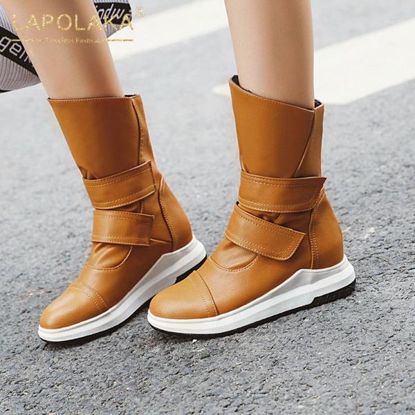 boots lapolaka 2021 large size 43 wedge heels warm winter woman shoes hook&loop comfortable snow female1, Black
boots lapolaka 2021 large size 43 wedge heels warm winter woman shoes hook&loop comfortable snow female1, Black