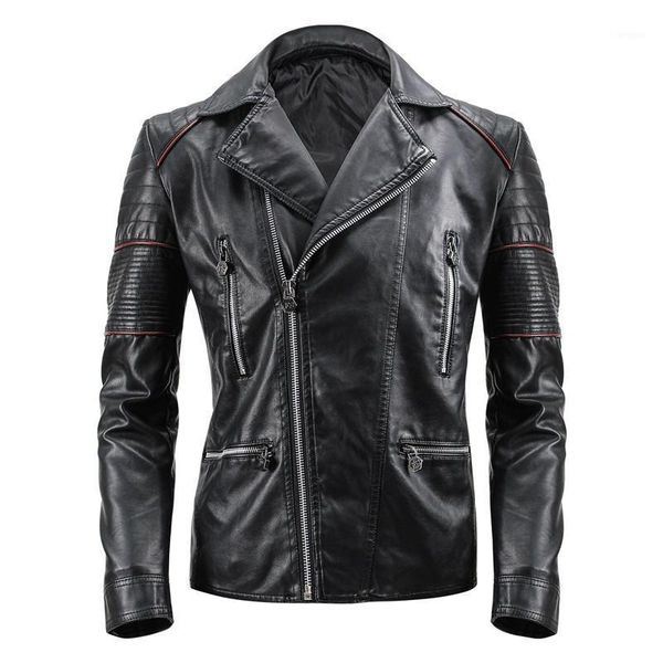 fashion slim moto biker leather jacket men black casual jackets autumn winter faux leather coats man bomer jackets1
fashion slim moto biker leather jacket men black casual jackets autumn winter faux leather coats man bomer jackets1