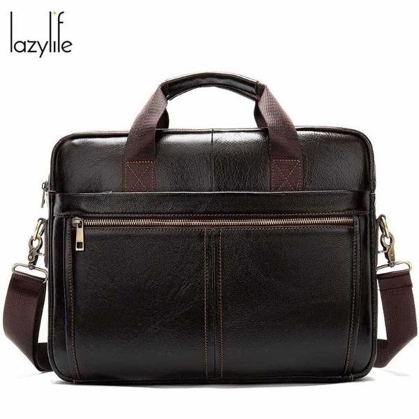 lazylife genuine leather men's briefcase business computer bag fashion messenger bags man shoulder bag postman male handbags
lazylife genuine leather men's briefcase business computer bag fashion messenger bags man shoulder bag postman male handbags