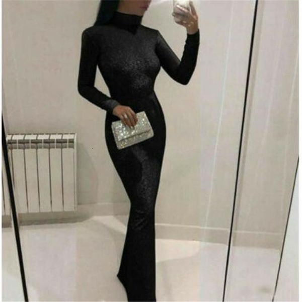 brand new women's long sleeve turtleneck sheath bandage bodycon female ladies glitter evening party club long maxi dress, Black;gray
brand new women's long sleeve turtleneck sheath bandage bodycon female ladies glitter evening party club long maxi dress, Black;gray