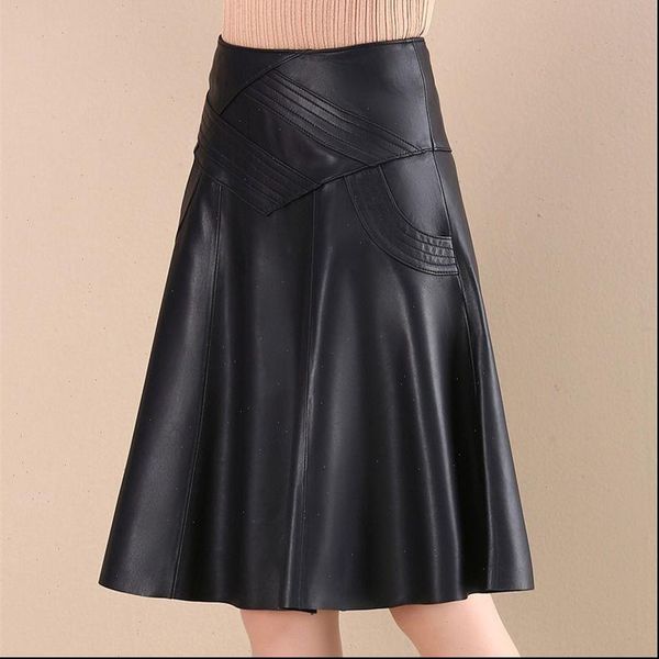 2020 spring autumn fashion women black high waist faux pu leather skirt solid color short causal ladies skirts q96
2020 spring autumn fashion women black high waist faux pu leather skirt solid color short causal ladies skirts q96