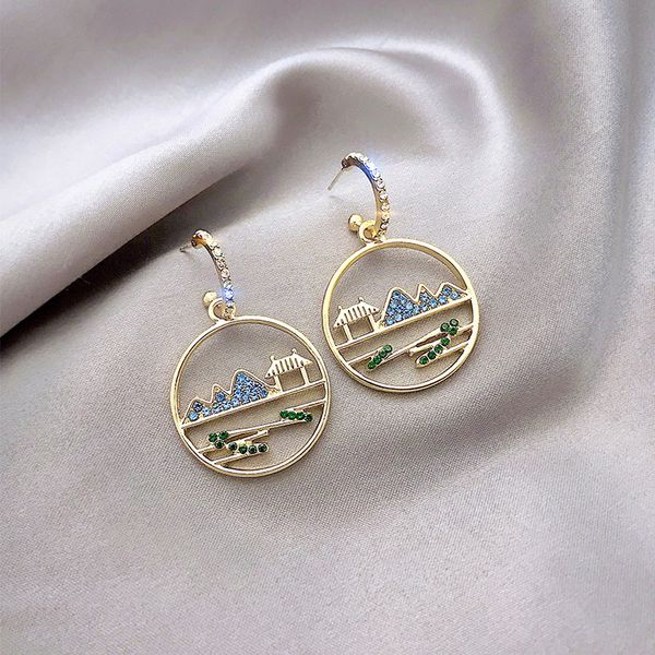 paradise designer chinese style earrings 2021 new fashion women's high sense long, Silver
paradise designer chinese style earrings 2021 new fashion women's high sense long, Silver