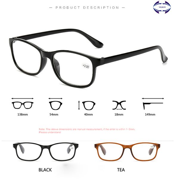 glasses women vcka brand ultra-light men reading tr90 plastic anti-drop magnifying presbyopic oculos+1 +1.5 +2 +2.5 +3 +3.5 +4.0
glasses women vcka brand ultra-light men reading tr90 plastic anti-drop magnifying presbyopic oculos+1 +1.5 +2 +2.5 +3 +3.5 +4.0