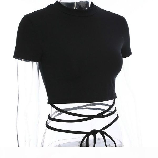 quality2020 summer women short sleeve slim o neck bandage fitness black shirts gothic cotton crop womens clothing, Red;black
quality2020 summer women short sleeve slim o neck bandage fitness black shirts gothic cotton crop womens clothing, Red;black