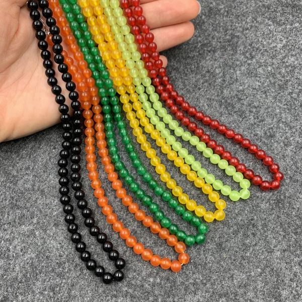 charms trendy 8 colors beads chain strand necklace natural stone jades crystal round necklaces short collar jewelry 39cm b234, Golden;silver
charms trendy 8 colors beads chain strand necklace natural stone jades crystal round necklaces short collar jewelry 39cm b234, Golden;silver