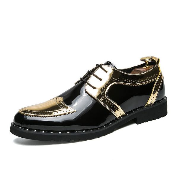 38-48 fashion brock style men dress shoes party dress suit shoes business casual men wear-resistant leather, Black
38-48 fashion brock style men dress shoes party dress suit shoes business casual men wear-resistant leather, Black