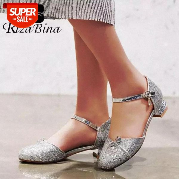 rizabina plus size 29-42 parent-child sandals fashion bling round toe casual party shoes women new spring summer buckle footwear #zc6s, Black
rizabina plus size 29-42 parent-child sandals fashion bling round toe casual party shoes women new spring summer buckle footwear #zc6s, Black