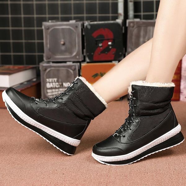 winter snow boots women plus velvet warm waterproof female boots outdoor non-slip hiking travel shoes sneakers woman ankle, Black
winter snow boots women plus velvet warm waterproof female boots outdoor non-slip hiking travel shoes sneakers woman ankle, Black