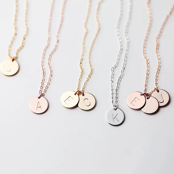 letters disk necklace handmade rose gold choker 10mm pendant kolye collares jewelry riverdale 925 sterling silver collier femme q0531
letters disk necklace handmade rose gold choker 10mm pendant kolye collares jewelry riverdale 925 sterling silver collier femme q0531