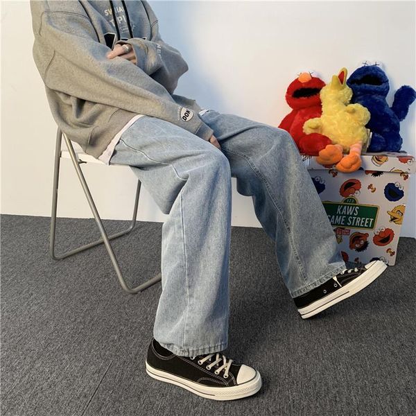 men's jeans men wide leg solid pleated mopping cool harajuku baggy casual trendy vintage retro japan style streetwear draped teens, Blue
men's jeans men wide leg solid pleated mopping cool harajuku baggy casual trendy vintage retro japan style streetwear draped teens, Blue