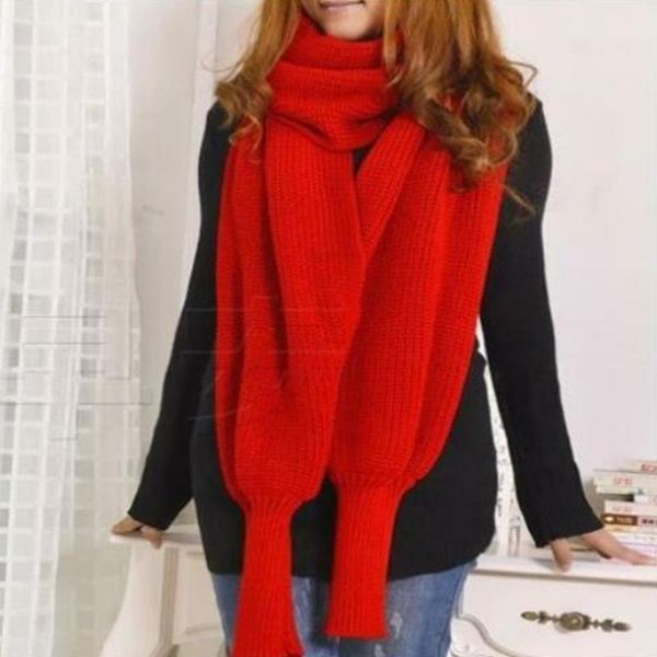 shawls novelty women knitted scarf with sleeves long wraps scarves for ladies stole men sweater scarfs autumn, Blue;gray
shawls novelty women knitted scarf with sleeves long wraps scarves for ladies stole men sweater scarfs autumn, Blue;gray