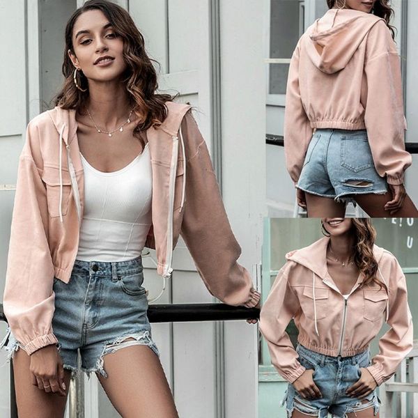 spring autumn fashion women bomber women jacket pocket zipper hooded two side wear outwear loose plus size windbreaker famale, Black;brown
spring autumn fashion women bomber women jacket pocket zipper hooded two side wear outwear loose plus size windbreaker famale, Black;brown