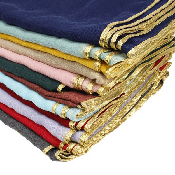 women's print plain cotton viscose gold chain shawl scarf solid pashmina hijab winter headband wrap muslim muffler foulard sjaal 201018, Blue;gray
women's print plain cotton viscose gold chain shawl scarf solid pashmina hijab winter headband wrap muslim muffler foulard sjaal 201018, Blue;gray