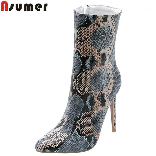 boots asumer 2021 ankle for women pointed toe zip super high heels ladies prom elegant autumn winter womens1, Black
boots asumer 2021 ankle for women pointed toe zip super high heels ladies prom elegant autumn winter womens1, Black