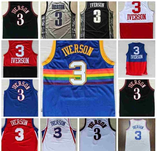 selling allen iverson college jersey, #3 allen iverson white black red rainbow blue split 10 anniversary jersey embroider logo
selling allen iverson college jersey, #3 allen iverson white black red rainbow blue split 10 anniversary jersey embroider logo