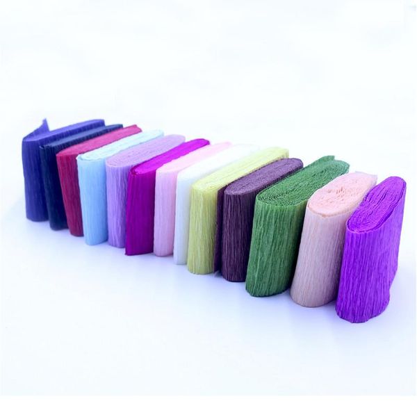 4pcs/lot 250*5cm decorative origami crinkled crepe paper craft diy flower wrapping fold scrapbooking gifts party de jllujf
4pcs/lot 250*5cm decorative origami crinkled crepe paper craft diy flower wrapping fold scrapbooking gifts party de jllujf