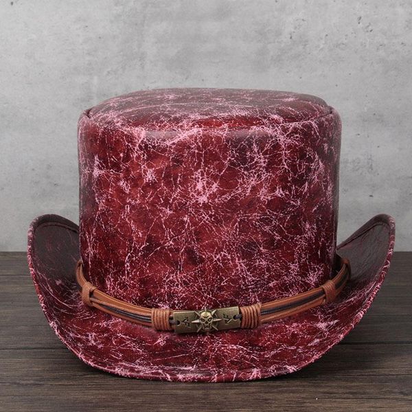 big size women men leather hat president lday fedora hat magic flat steampunk cosplay pork pie party caps dropshiping 13cm, Blue;gray
big size women men leather hat president lday fedora hat magic flat steampunk cosplay pork pie party caps dropshiping 13cm, Blue;gray