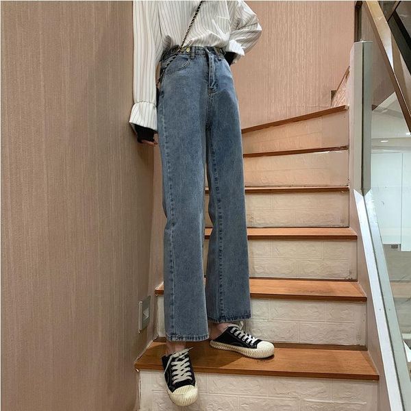 high waist wide leg jeans women pendant 2020 spring and autumn show thin 100 loose mop straight pants, Blue
high waist wide leg jeans women pendant 2020 spring and autumn show thin 100 loose mop straight pants, Blue