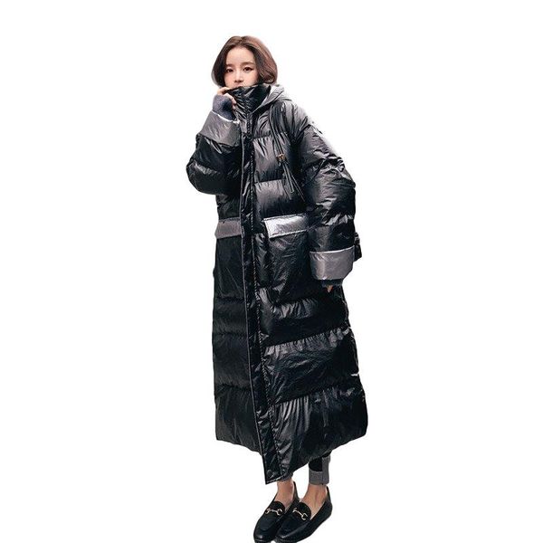 female winter jacket solid hooded collar zipper women jacket women coat warm thick 2021 winter coat fashion long parkas, Black
female winter jacket solid hooded collar zipper women jacket women coat warm thick 2021 winter coat fashion long parkas, Black