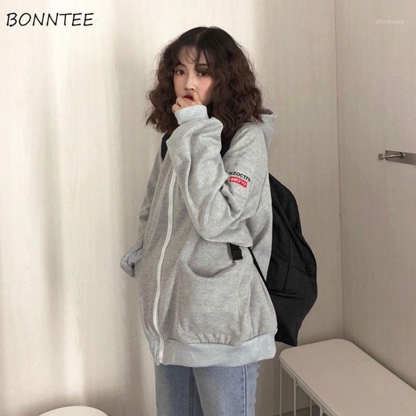 hoodies women hooded thicker plus velvet solid letter embroidered zip-up pockets loose womens hoodie leisure simple chic trendy1, Black
hoodies women hooded thicker plus velvet solid letter embroidered zip-up pockets loose womens hoodie leisure simple chic trendy1, Black