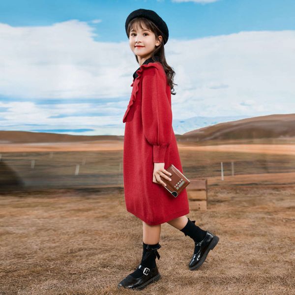 korean autumn and winter drs polo collar made to order girl's auricular princs knitting skirt, Red;yellow
korean autumn and winter drs polo collar made to order girl's auricular princs knitting skirt, Red;yellow