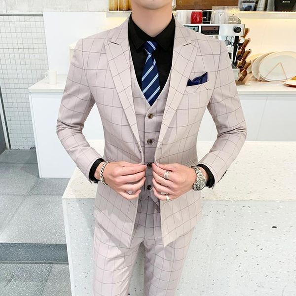 rsfocus light khaki sky blue paid suits for men slim fit formal groom wedding suit costume homme mariage jacket pants vest tz19311, White;black
rsfocus light khaki sky blue paid suits for men slim fit formal groom wedding suit costume homme mariage jacket pants vest tz19311, White;black